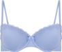 Hunkemöller Dames Lingerie Voorgevormde beugel bh Lola - Blauw - maat D80