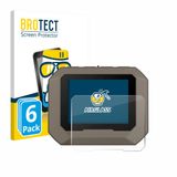 BROTECT Screenprotector 6 Stuks voor Garmin Xero C2 Beschermglas transparant