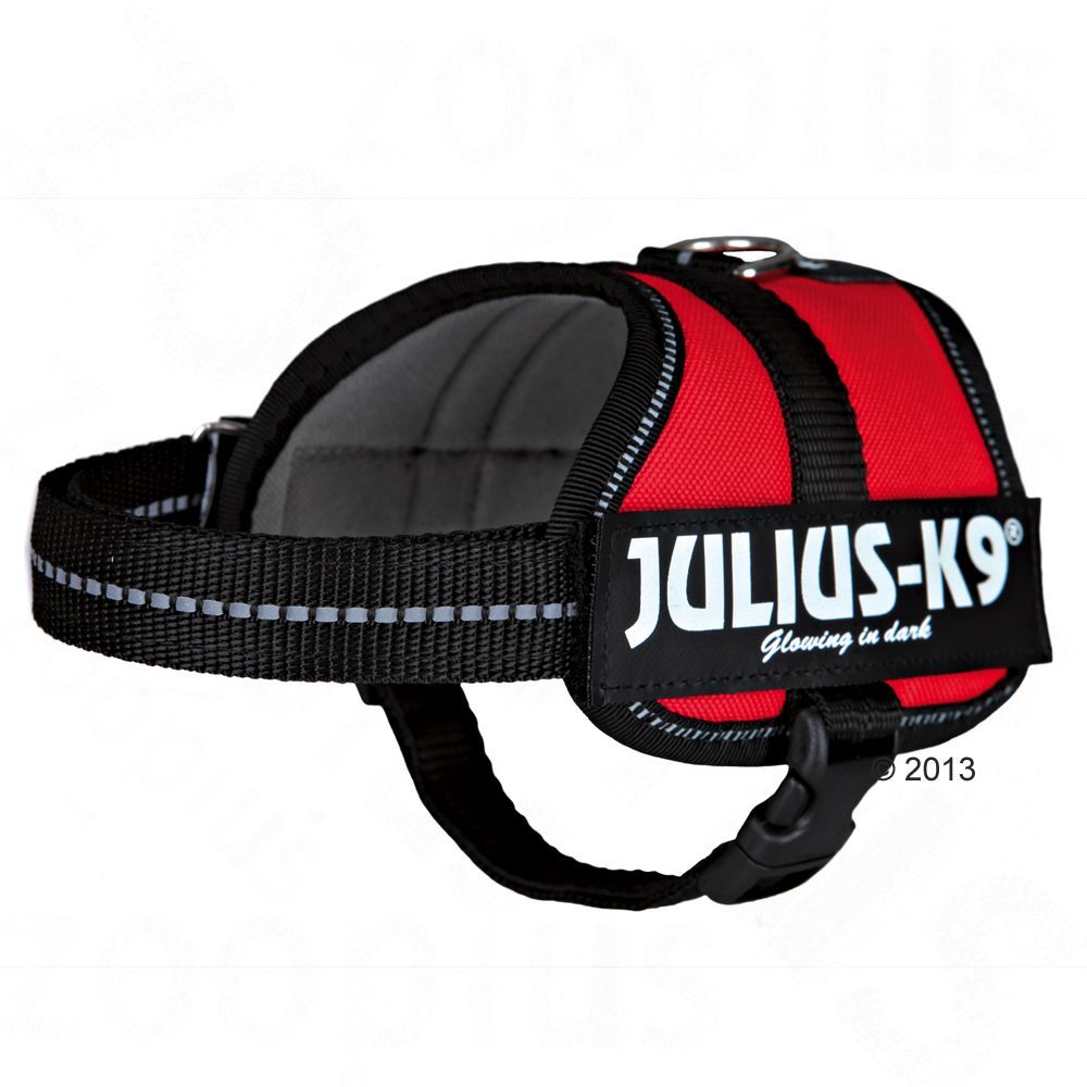 JULIUS K9 Classic Hondentuig Rood Maat Mini: 51-67cm borstomvang