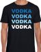 Bellatio Decorations Shoppartners Bv Vodka drank fun t-shirt zwart voor heren - Wodka / drank / alcohol thema shirt/kleding S