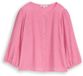 Tom Tailor Denim - Crinkle blouse met knoopsluiting - Maat L - Soft Blush Rose