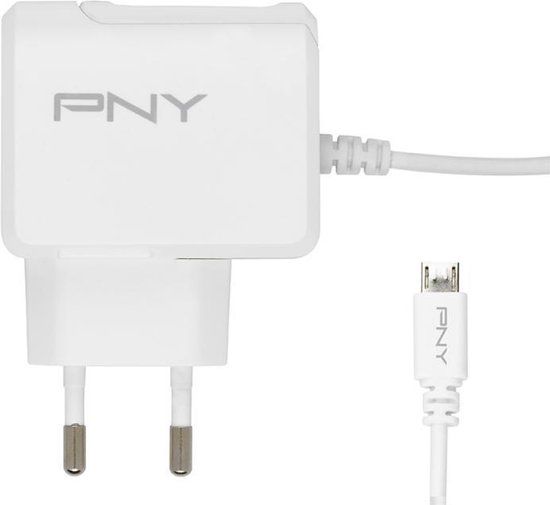 PNY P-AC-UU-WEU01-RB oplader voor mobiele apparatuur Binnen Wit