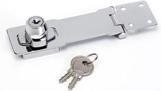 MasterLock Overvalslot - Verchroomd Staal - 118 mm - 725EURD - Zilver