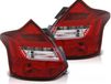 Ford Focus 3 11-10 14 hatchback rood helder LED strip seq indic achterlichten