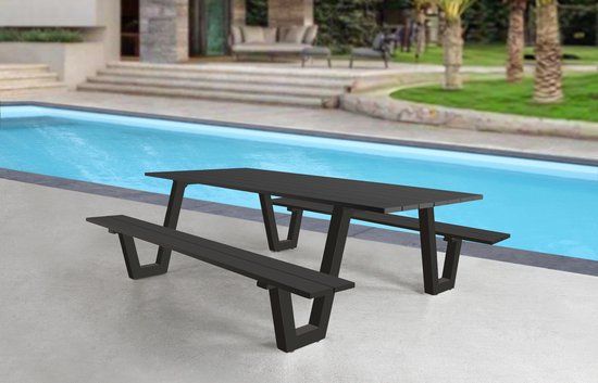 Thuishout Sens-Line London picnic bench 180 cm anthracite