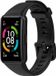 Strap-it Bracelet de montre connectée en silicone - Convient pour Huawei Band 6 - Noir