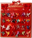 Merkloos / Sans marque Holland Connections 2025 Adventskalenders - Advent Kerstkalenders - 24 Dagen 2D Afteldecoratie - Acryl Kolibrie Ornament - Perfect voor Thuis - Kerstboom - Auto Spiegel - Vrienden - Vogelliefhebbers - Kerstcadeau
