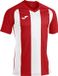 Joma Pisa II Shirt Korte Mouw Kinderen - Rood / Wit | Maat: 152
