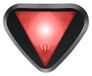 uvex plug-in LED XB047 licht - geschikt voor uvex stiva/stivo - vast of knipperlicht - black-red - one size