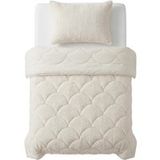 Zensation Lazy Teddy fur all-in-one dekbed - beige