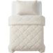 Zensation Lazy Teddy fur all-in-one dekbed - beige
