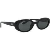 Ray-Ban Rb4441d Ovale Zonnebril, Zwart/Donker Grijs, 53 mm