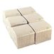 Hostelnovo SERVILLETAS ECO (6) met 600 gerecyclede papieren servetten, klein en individueel, 100% recyclebaar en biologisch afbreekbaar, ideaal voor cocktails, modern design, gevouwen 10 x 10 cm,Eco