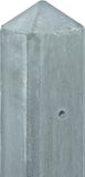 Tuindeco Motief systeem antraciet betonpaal 10 x 10 x 280 cm T-model 3 sp glad