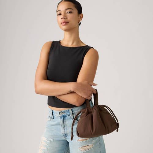 Levi's handtas Small Casey donkerbruin
