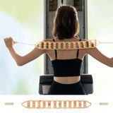 Merkloos Rouleau de massage du dos en bois pour la relaxation