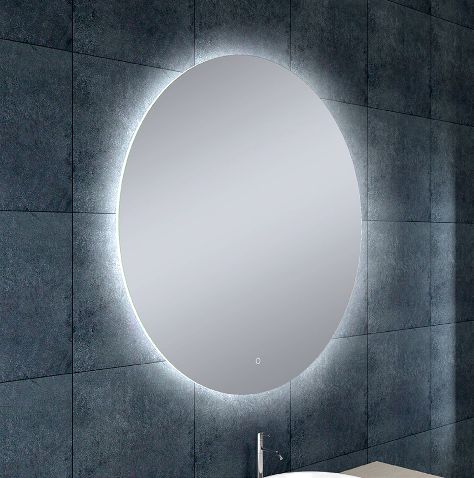 Saqu Spiegel 100 cm met LED verlichting en Verwarming