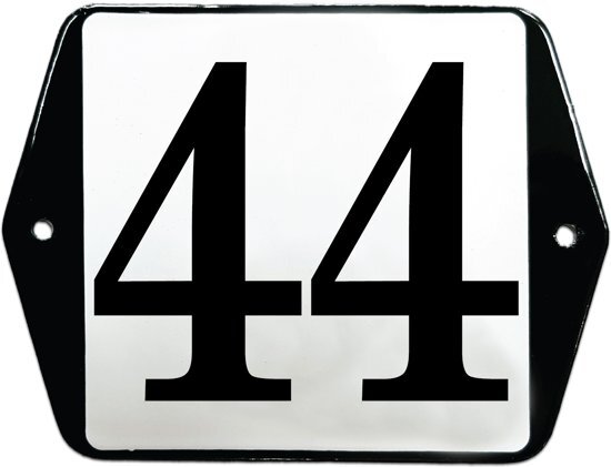 EmailleDesignÂ® Emaille huisummer model oor - 44