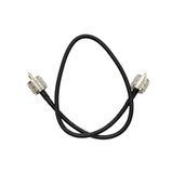 RG-58 Jetfon RG-58 Coax Patchkabel 50cm 2x PL-259 Mannelijk UHF SWR Kabel