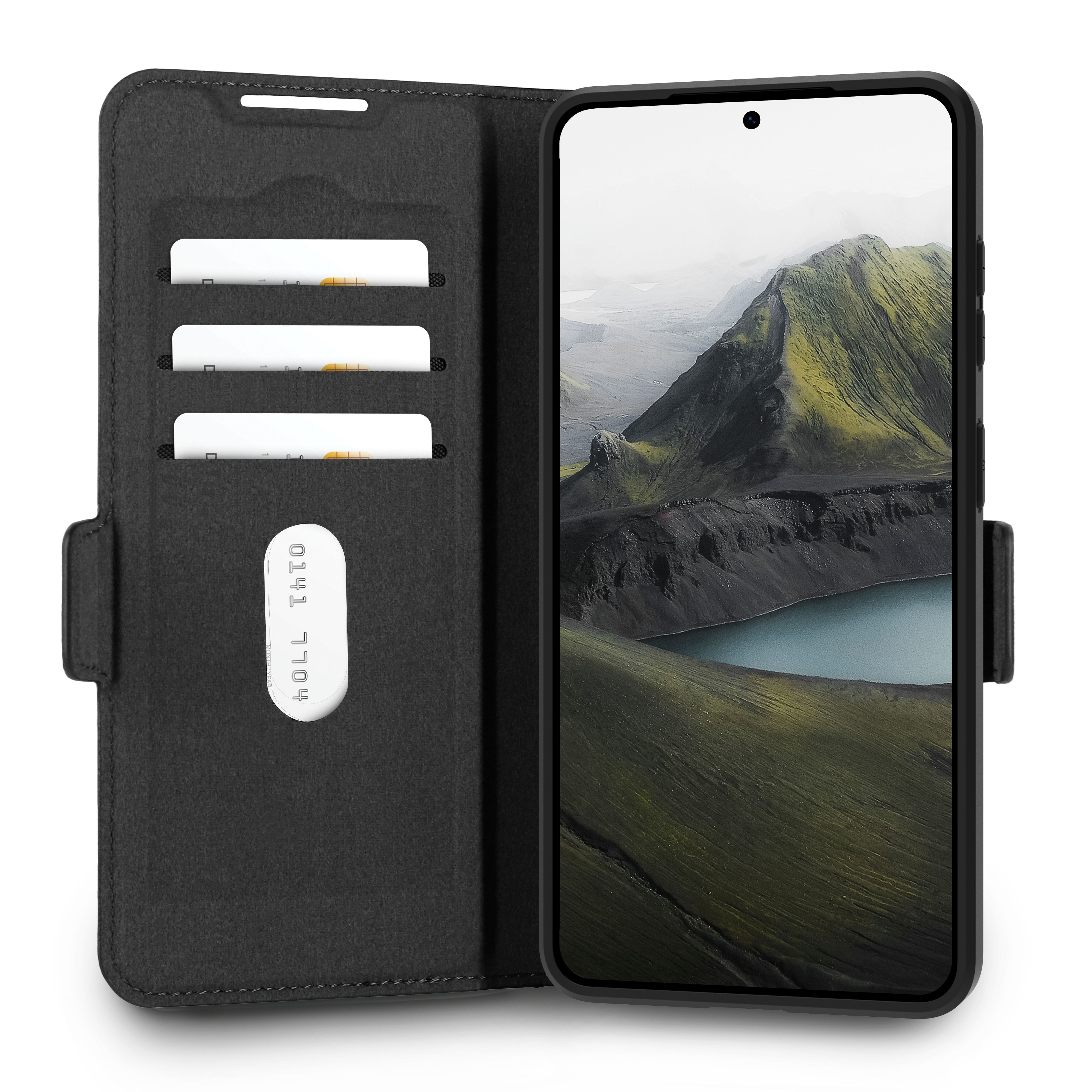 dbramante1928 Oslo Pro Bookcase voor Samsung Galaxy S26 - Zwart