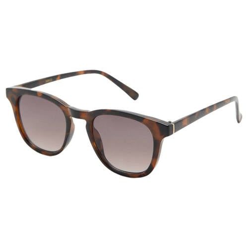 Mango Man zonnebril met tortoise print bruin