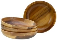 CreaTable 21577 Nature Collection set de vaisselle 4 pièces en bois d'acacia
