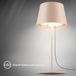 Briloner Nivo - Tafellamp oplaadbaar - dimbaar - warm wit licht 2.700K - voor binnen en buiten - 20,5 cm