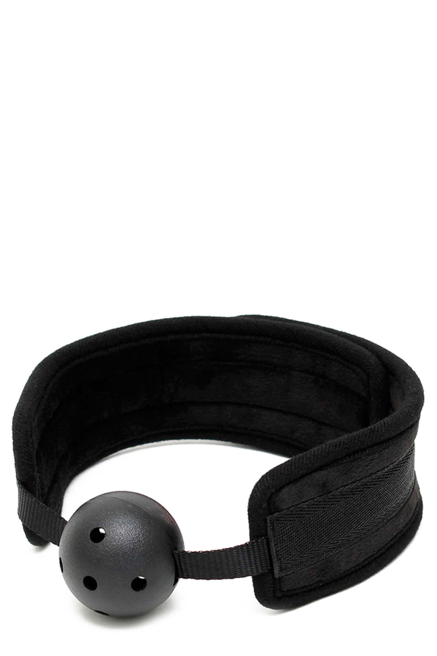 Bondage Play Mondknevel Mouth Gag - Zwart - Polyester