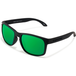 Hawkers Lunettes de Soleil Bold Noir Mat - Vert Polarisé