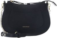 Coccinelle Leren schoudertas C-Easy Mini Crossover Bag Noir zwart