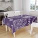 Bonamaison Tafelkleed, Anti-Mold, Sneldrogend, Waterdicht, 100% Polyester Tafellaken, 140cm x 160cm - Ontworpen en Vervaardigd in Turkije