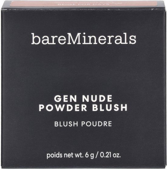 BareMinerals Gen Nude Powder Blush Beige For Days