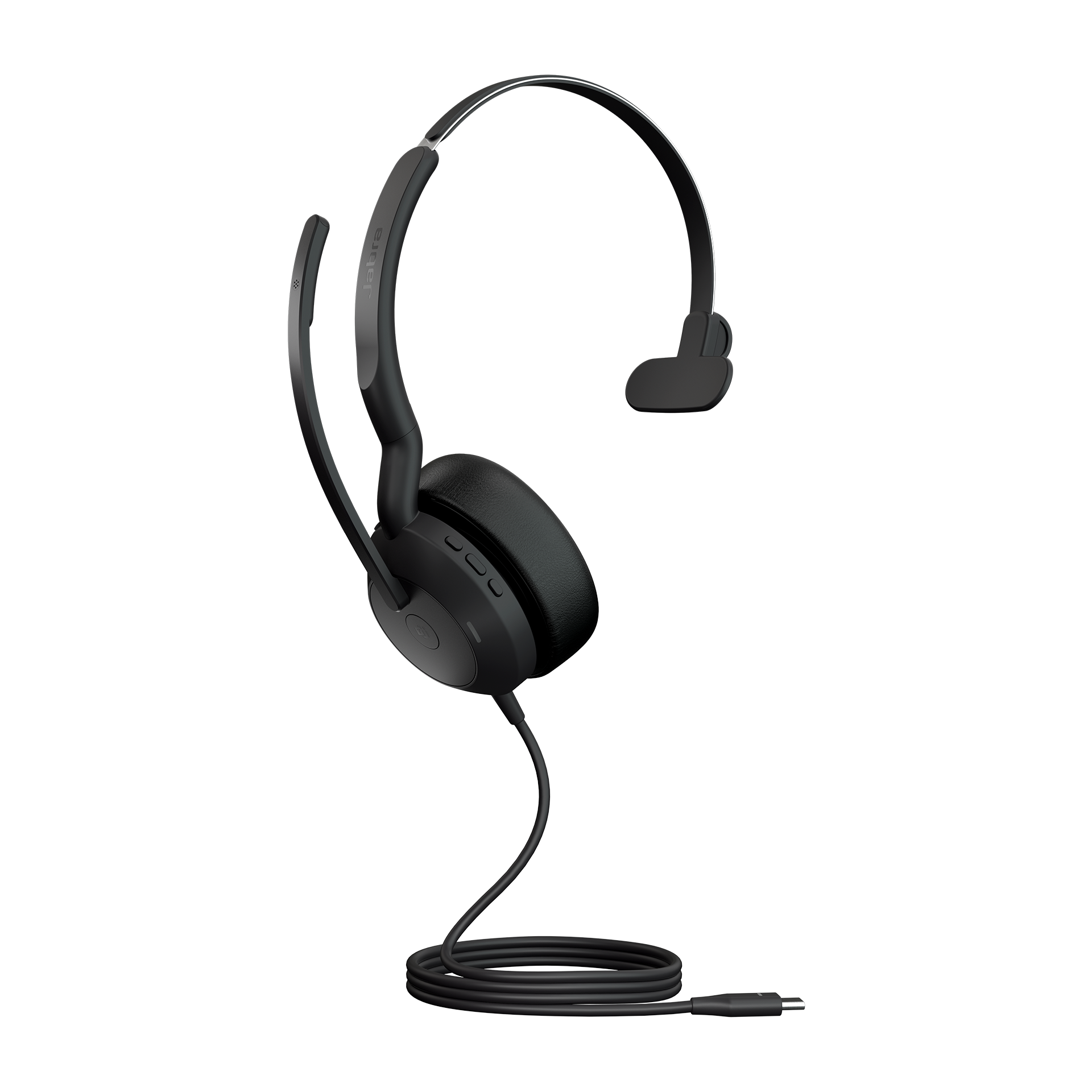 Jabra Evolve2 50 - Bedrade Mono Headset - Zwart