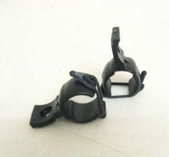 SKS Bevestigings-Clips (SET) voor Buis diameter 23-26 mm - Zwart
