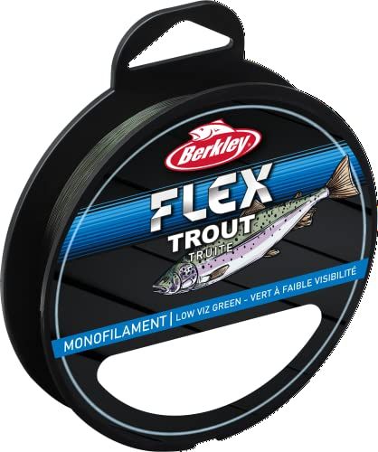 Berkley Flex SS Monofilament Trout Fishing Line - Transparent Green