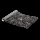 Atmosphera Kerst Decoratie Tafelloper - Zilver Vuurwerk - 28 x 500 cm