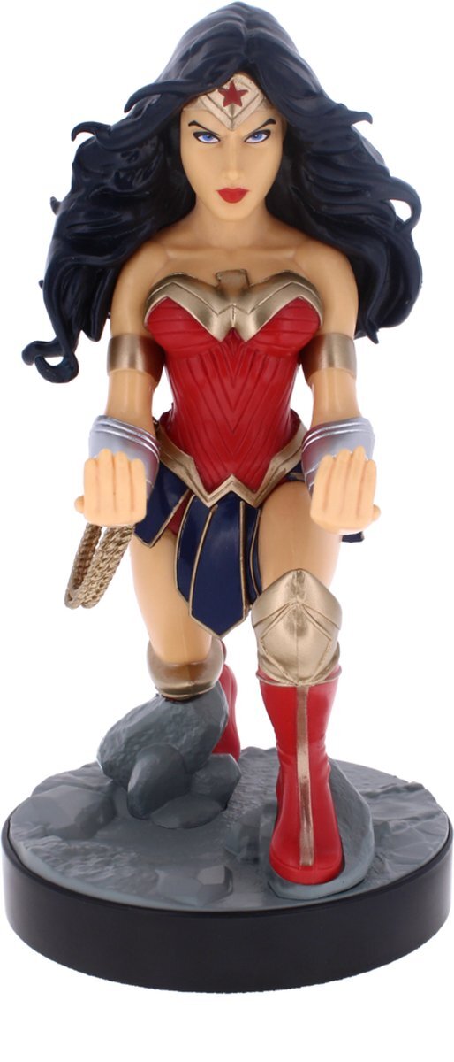 Exquisite Gaming Cable Guy Wonder Woman telefoon en game controller houder met usb oplaadkabel