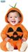 Fiestas Guirca Combinaison Citrouille Junior Orange Taille 12-18 Mois