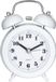Atmosphera Classico Alarm Clock - White - Metal - 8.5 x 12 cm