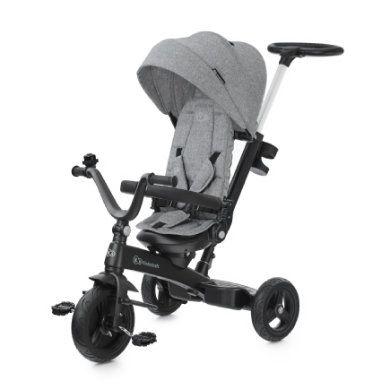 Kinderkraft 5-in-1 driewieler TWIPPER - grijs