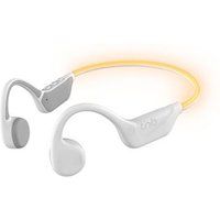 T'nB ENERGY LIGHT - Koptelefoon - open oor - bevestiging achter de nek - Bluetooth - draadloos - wit
