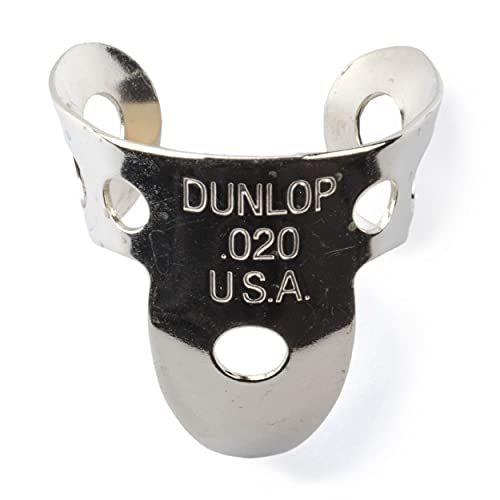 Jim Dunlop 33P013 Thumb and Finger Picks Nickel Silver 0.3 cm