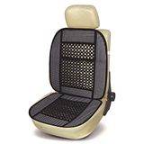 Bottari 12303 California universele stoelhoes met houten ballen, 100% natuurlijk en ademend, zwart