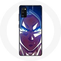 Maniacase Hoesje voor Samsung Galaxy A41 Dragon Ball Goku Angry Face