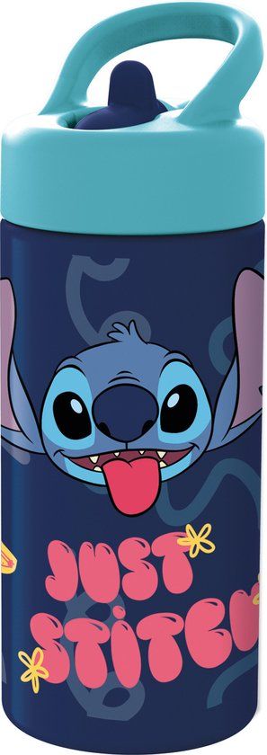 STOR Disney Lilo & Stitch Drinkfles, Sweet - 410 ml - Polypropyleen