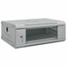 vidaXL Netwerk kabinet met opslag Grijs 53 x 35 x 21 cm Staal