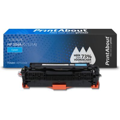 PrintAbout HP 304A (CC531A) Compatible Toner Cartridge - Cyan