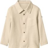 LUPILU® Chemise en mousseline pour enfants (beige, 4-6 ans)