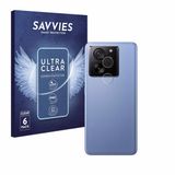 Savvies Screenprotector voor Xiaomi 13T Pro (ALLEEN Camera Lens) - Folie Beschermfolie transparant 6 Stuks