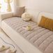 Chenille Housse de canapé avec antidérapant pour 2-4 places
